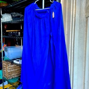 Royal blue skirt